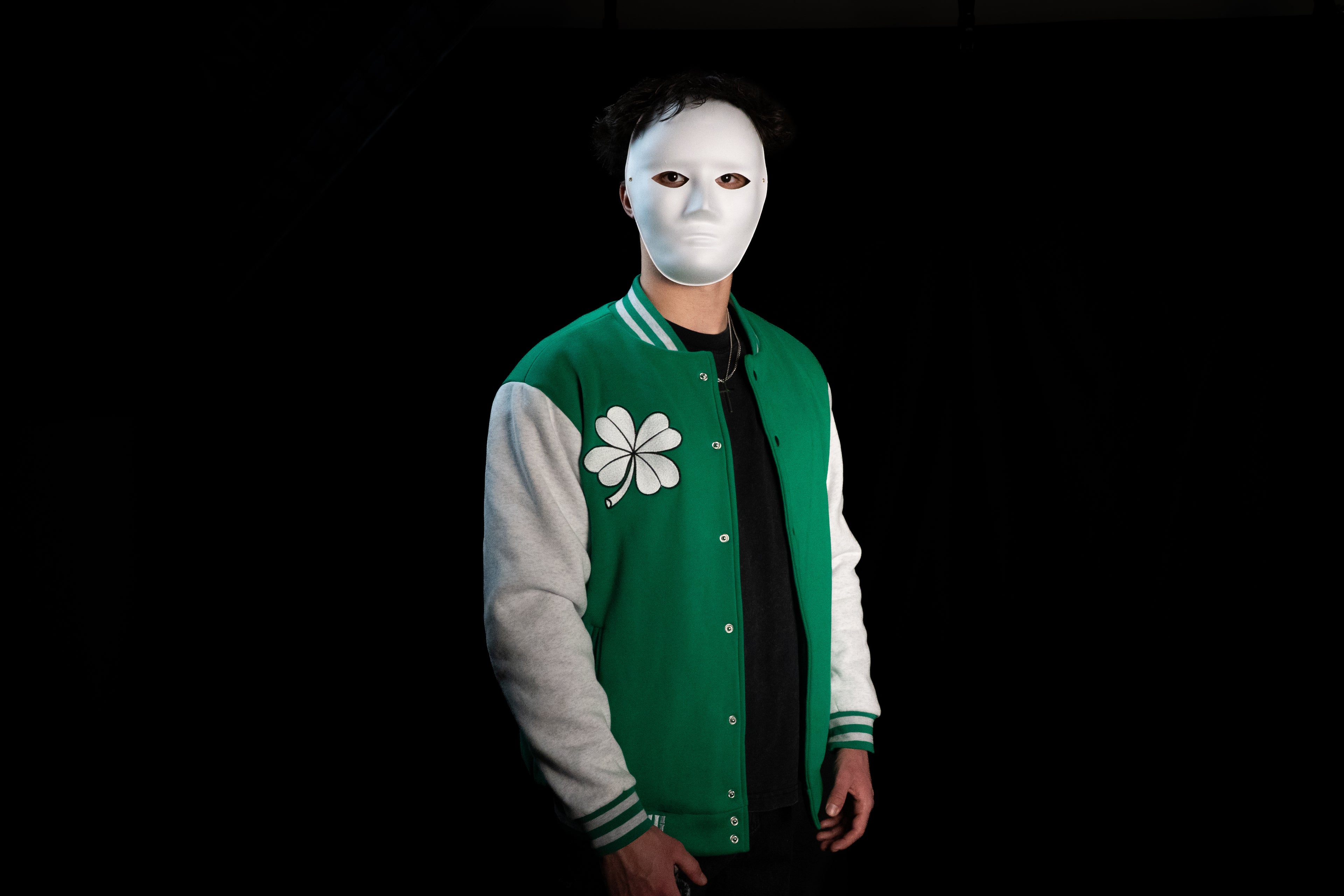Lucky Clover Varsity Jacket