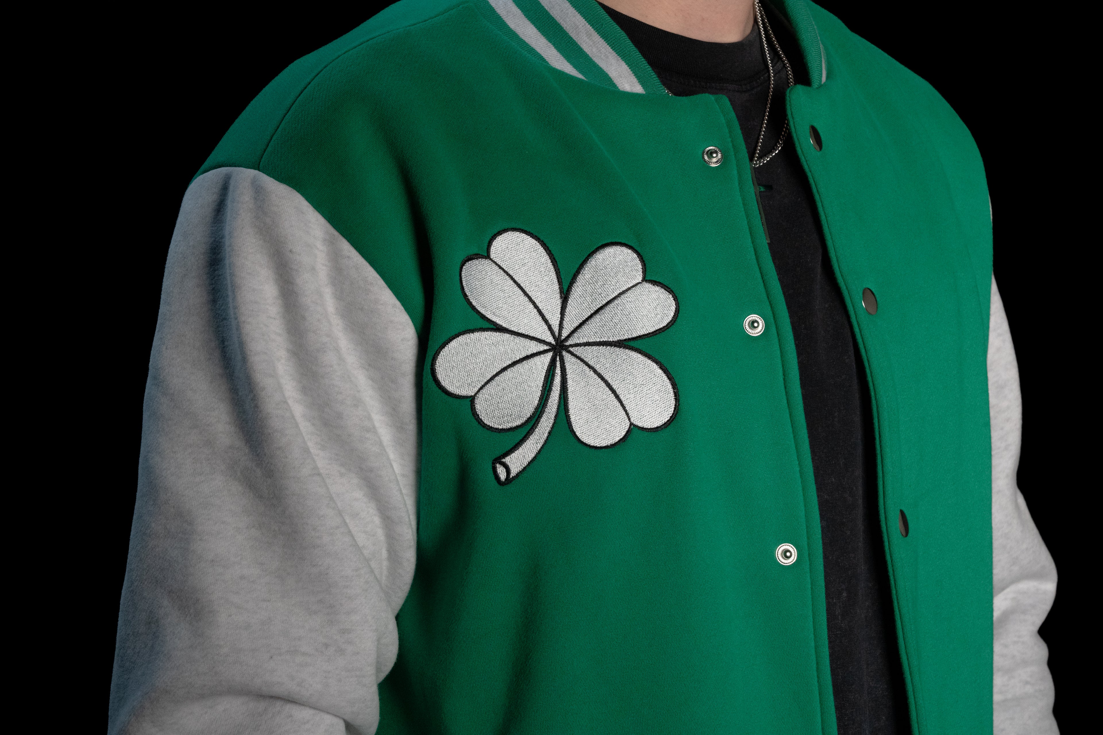 Lucky Clover Varsity Jacket
